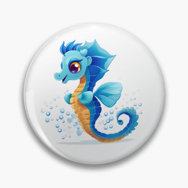 Item preview, Cute cartoon seahorse1 designed and sold by black-jellyfish.