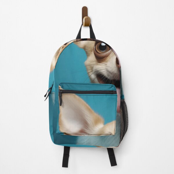 Item preview, A delighted Chihuahua dog with oversized ears joyfully sticking out its tongue designed and sold by anytka.
