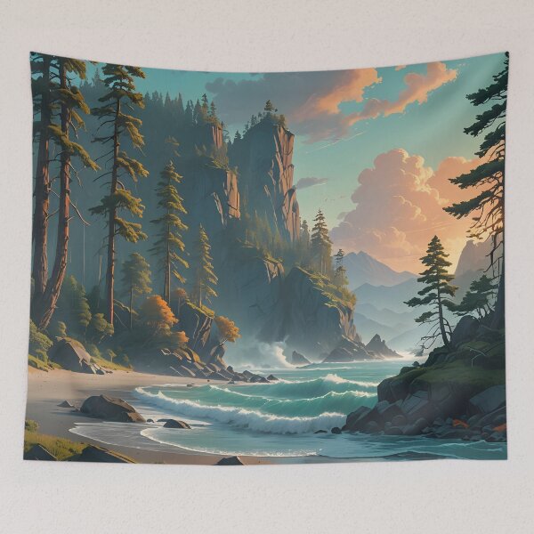 Item preview, Trees & sea designed and sold by HebaRK Studio.