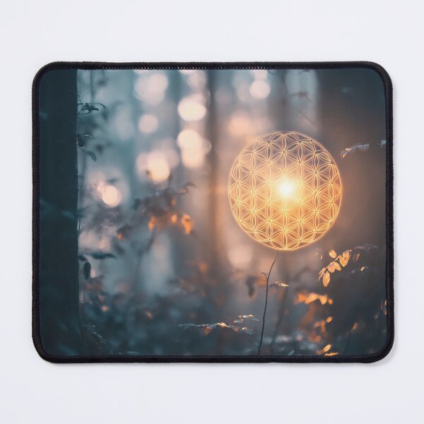 Item preview, Light orb illuminates forest at dusk designed and sold by anytka.