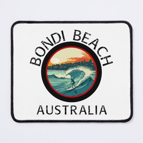 Item preview, Bondi Beach - Australia (with Black Lettering) designed and sold by VelvetRoom.