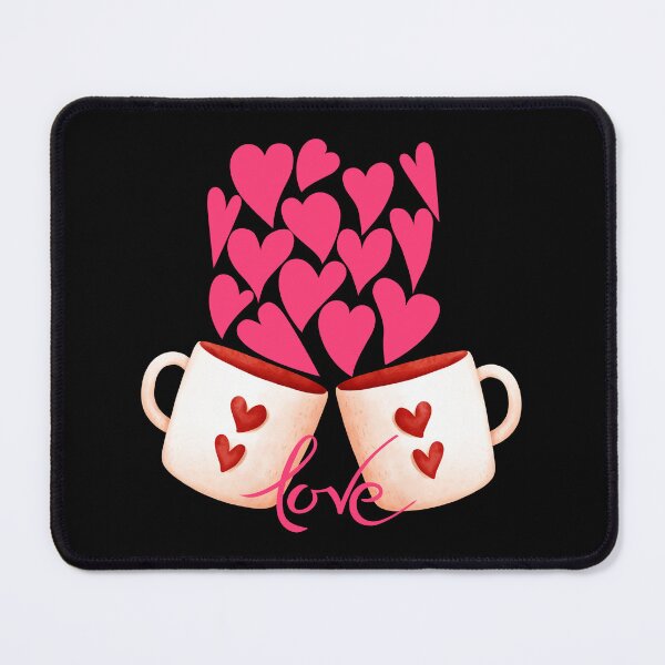 Item preview, Cups of Love Valentine's Day Love Design designed and sold by LovelyHappyGift.