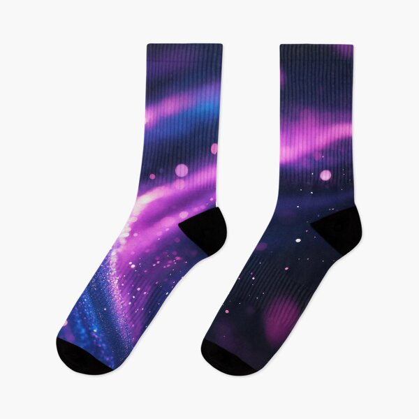 Item preview, Purple and blue cosmic glitter waves designed and sold by anytka.