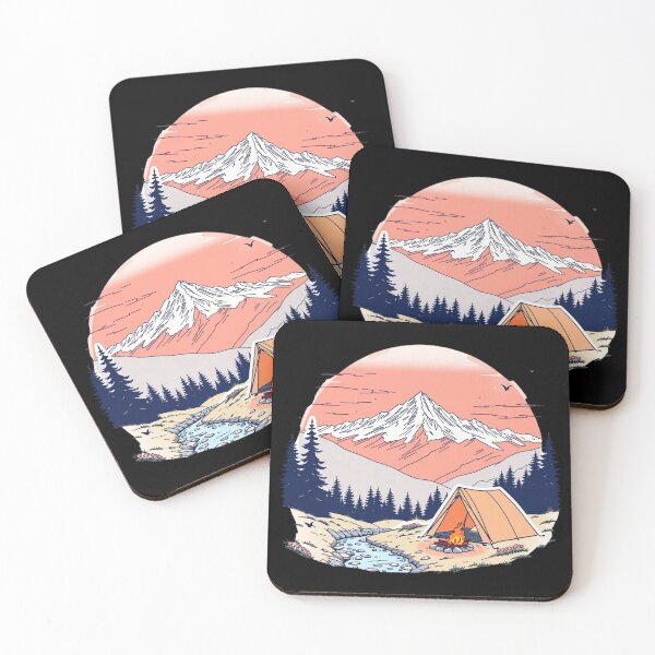 Item preview, Camping Mountain Fire Tent Adventure Outdoor Camp designed and sold by Kia Blaze.