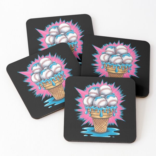 Item preview, Baseball Ice Cream Colorful designed and sold by Kuki-shop.