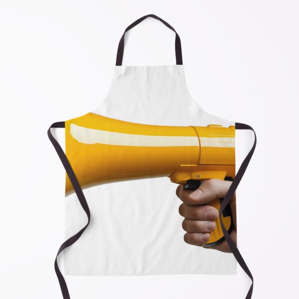 Item preview, Bright yellow megaphone held in hand designed and sold by anytka.