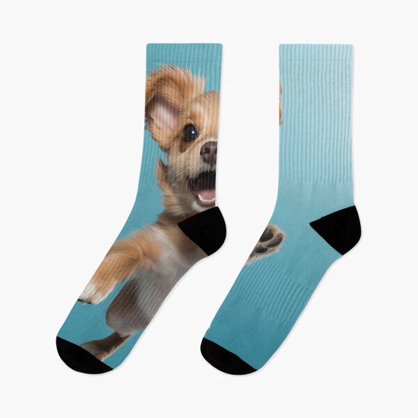Item preview, Euphoric Leap: Chihuahua's Joyful Jump designed and sold by anytka.