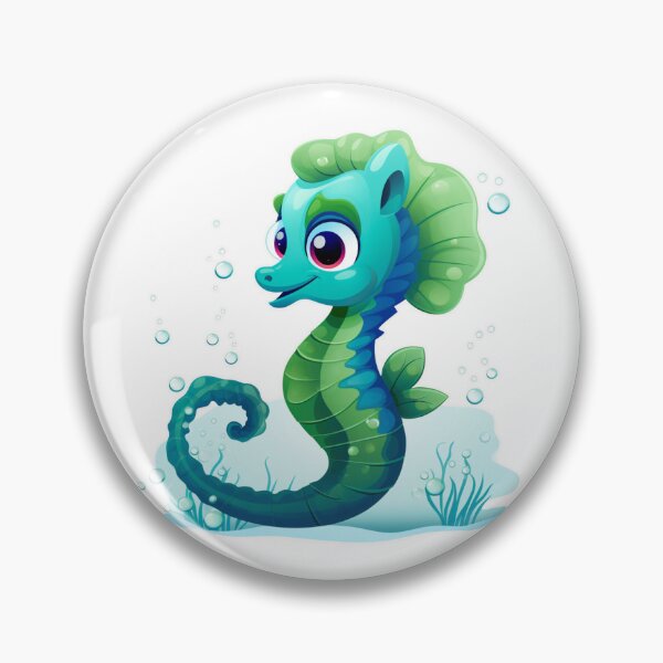 Item preview, Cute cartoon seahorse2 designed and sold by black-jellyfish.