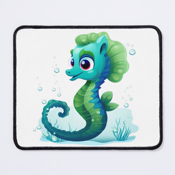 Item preview, Cute cartoon seahorse2 designed and sold by black-jellyfish.