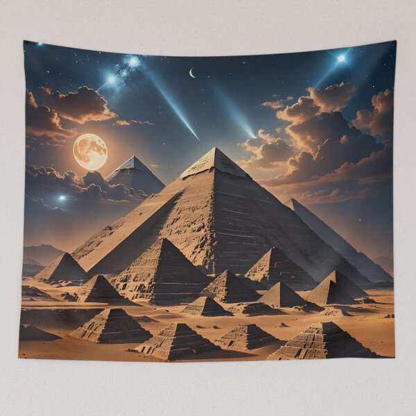 Item preview, The Three Egyptian Pyramids designed and sold by HebaRK Studio.