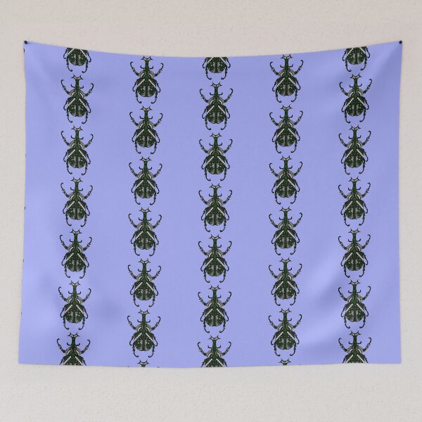 Item preview, Forest Green Tribal Rhinoceros Beetle designed and sold by Steeb757.