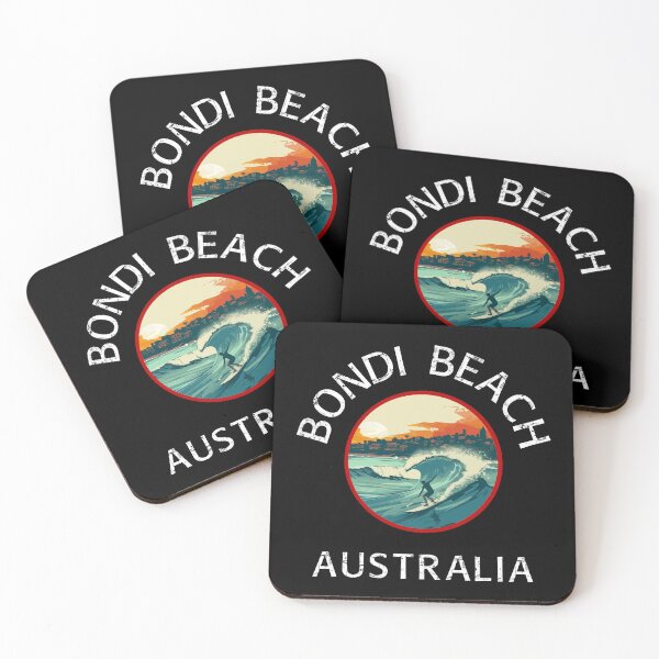 Item preview, Bondi Beach - Australia (with White Lettering) designed and sold by VelvetRoom.