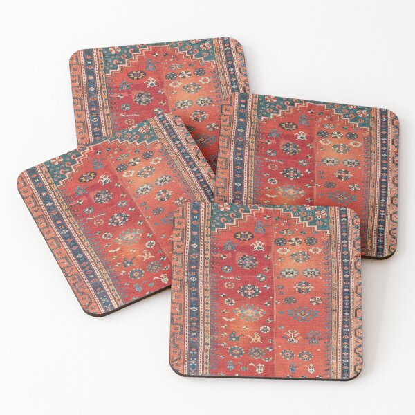 Item preview, Ladik Konya Turkish Antique Niche Carpet Print designed and sold by Vicky Brago-Mitchell®.