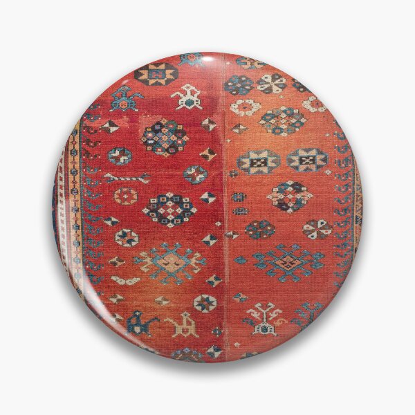 Item preview, Ladik Konya Turkish Antique Niche Carpet Print designed and sold by Vicky Brago-Mitchell®.
