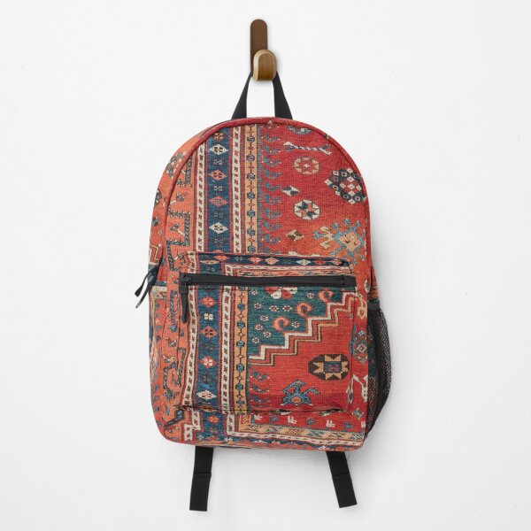 Item preview, Ladik Konya Turkish Antique Niche Carpet Print designed and sold by Vicky Brago-Mitchell®.