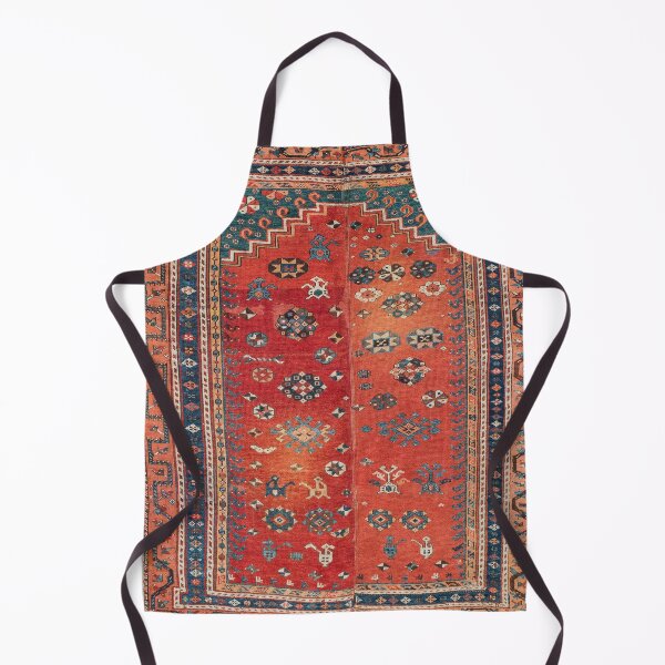 Item preview, Ladik Konya Turkish Antique Niche Carpet Print designed and sold by Vicky Brago-Mitchell®.