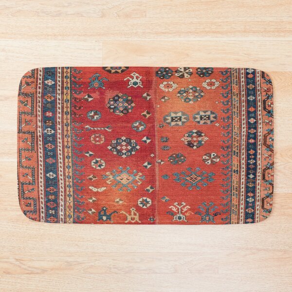 Item preview, Ladik Konya Turkish Antique Niche Carpet Print designed and sold by Vicky Brago-Mitchell®.