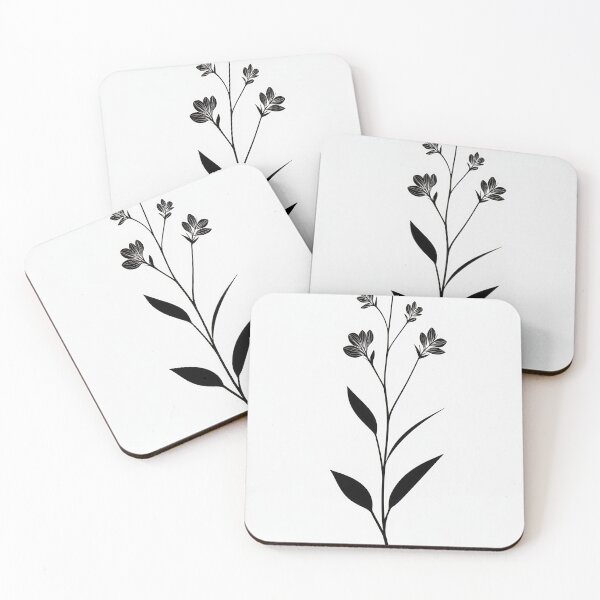 Item preview, Chic flower botanical art designed and sold by anytka.