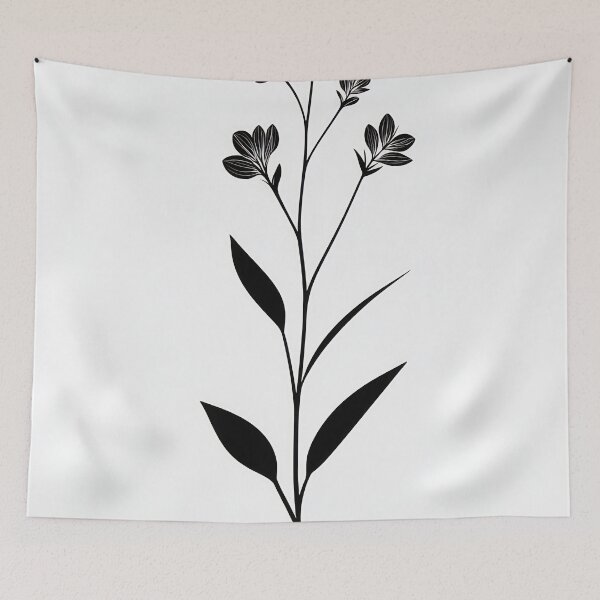 Item preview, Chic flower botanical art designed and sold by anytka.