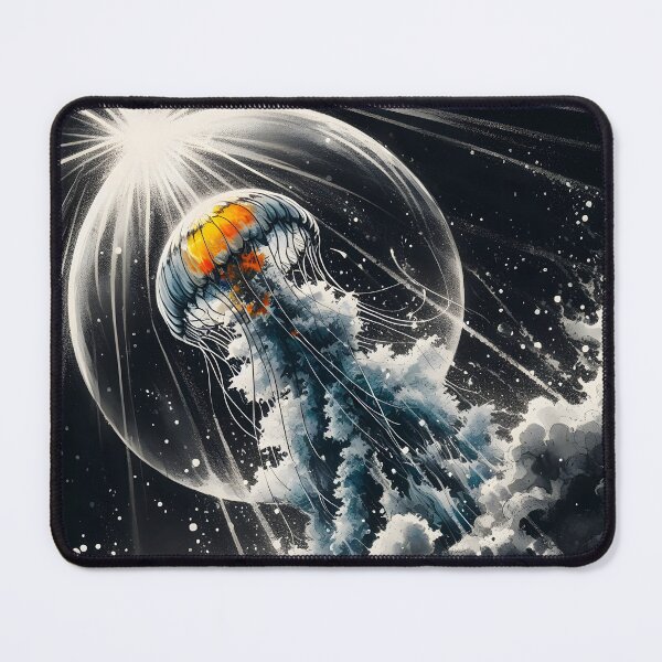 Item preview, Jellyfish and Sun Rays, Ai Generated Art designed and sold by ACC .