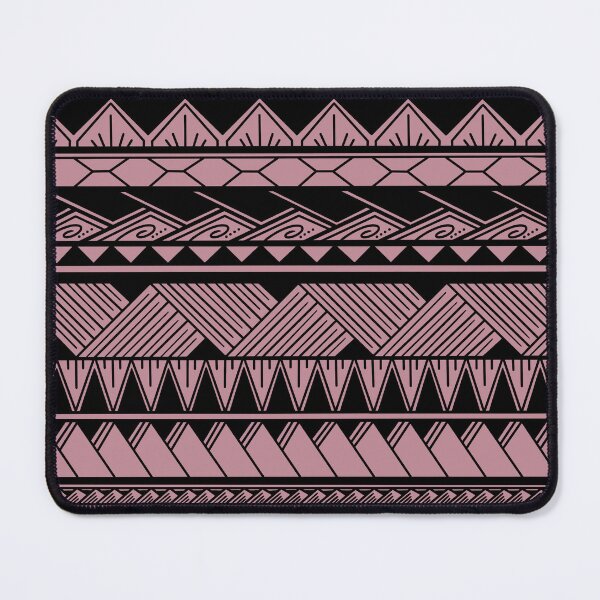 Item preview, Black and Muted Pink Tribal Pattern designed and sold by Steeb757.