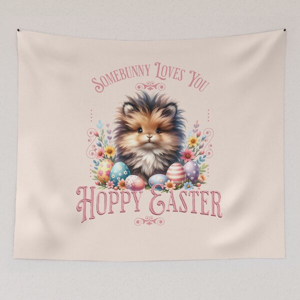 Item preview, Lionhead rabbit - Somebunny Loves You, Hoppy Easter designed and sold by Tee-Craftify.