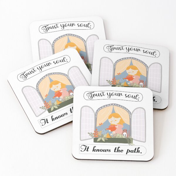 Item preview, Trust Your Soul | Spiritual Motivational Quote Design designed and sold by johsef.