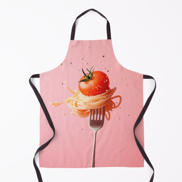 Item preview, Fork holding pasta and a tomato designed and sold by anytka.