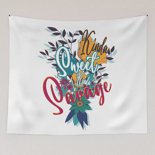 Item preview, Kinda Sweet Kinda Savage, Motivational Quote, Savage Quote designed and sold by OB-Store.