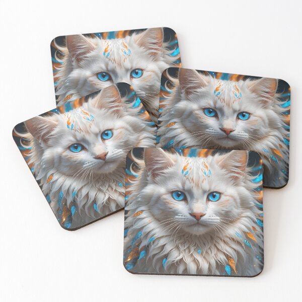 Item preview, White Cat designed and sold by HebaRK Studio.
