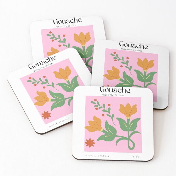 Item preview, Floral nostalgia- Gouache cut outs designed and sold by ragtrain.