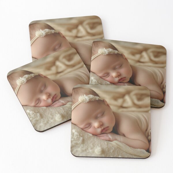 Item preview, Sweet baby girl peacefully sleeping designed and sold by anytka.
