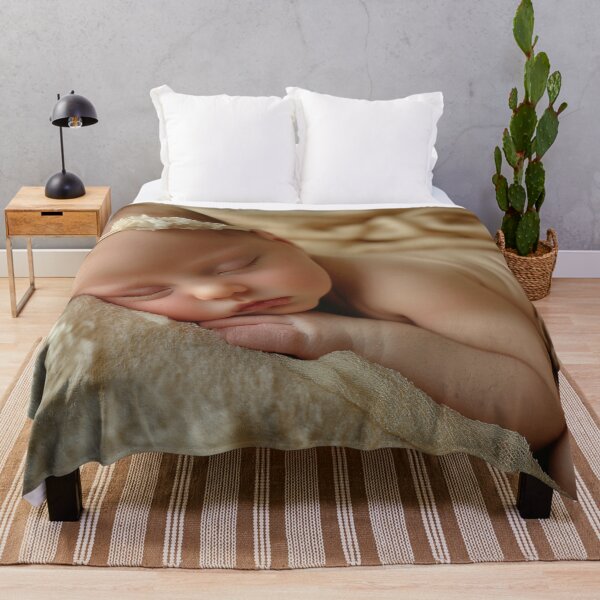 Item preview, Sweet baby girl peacefully sleeping designed and sold by anytka.