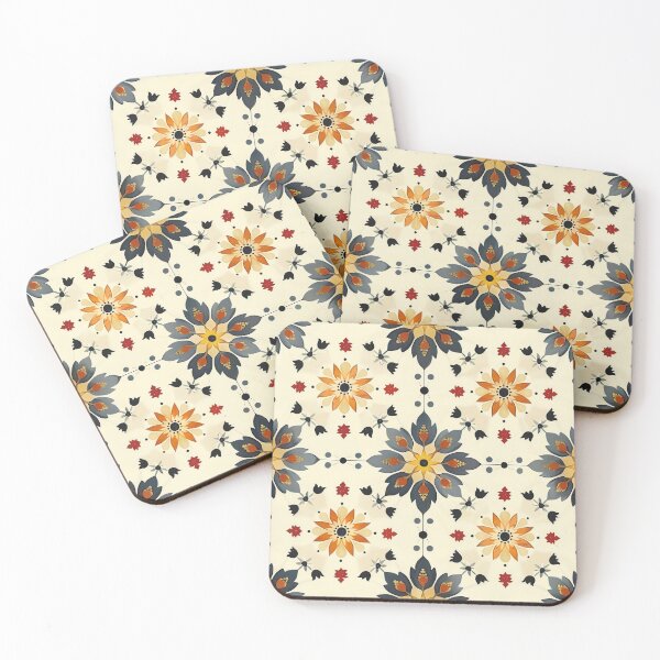 Item preview, Elegant Floral Tile Pattern – Vintage Seamless Ornamental Design designed and sold by Building60media.