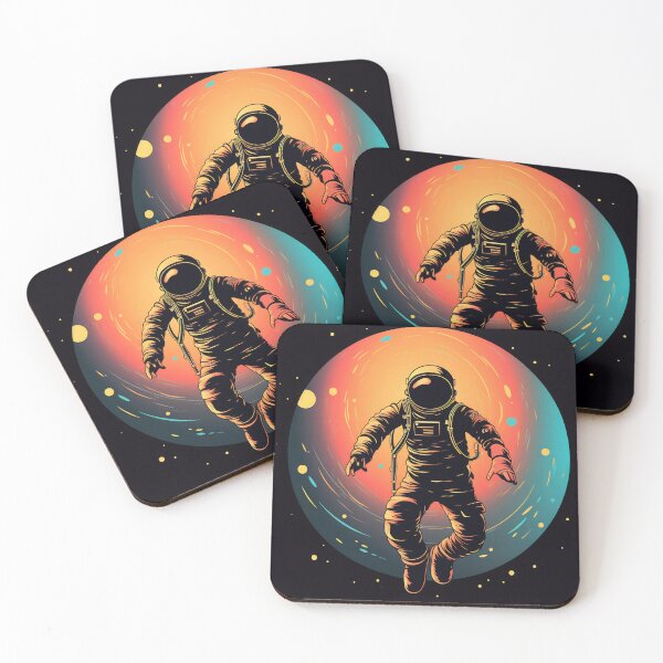 Item preview, Astronaut in space suit floating in space designed and sold by anytka.