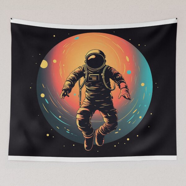 Item preview, Astronaut in space suit floating in space designed and sold by anytka.