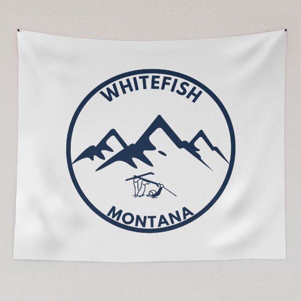 Item preview, Whitefish Mountain Ski Resort Montana Mountains Souvenir designed and sold by karmdaf.