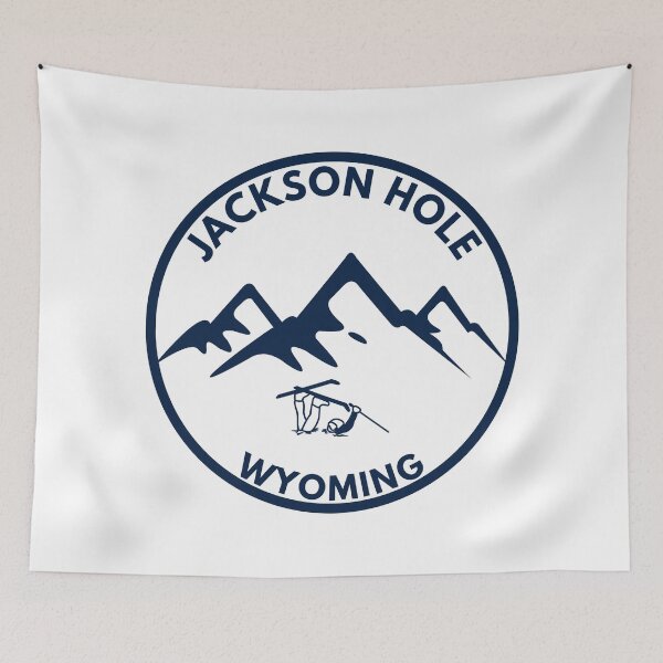 Item preview, Jackson Hole Mountain Ski Resort Wyoming Mountains Souvenir  designed and sold by karmdaf.