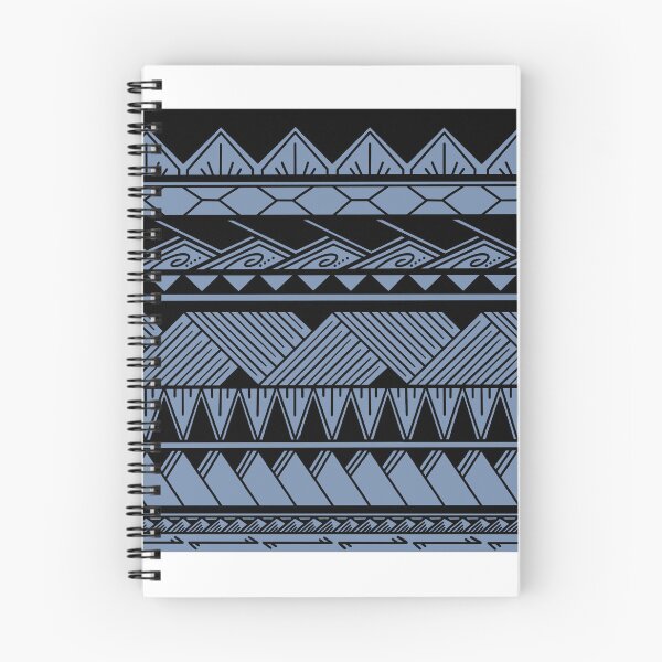 Item preview, Black and Lighter Blue Tribal Pattern designed and sold by Steeb757.