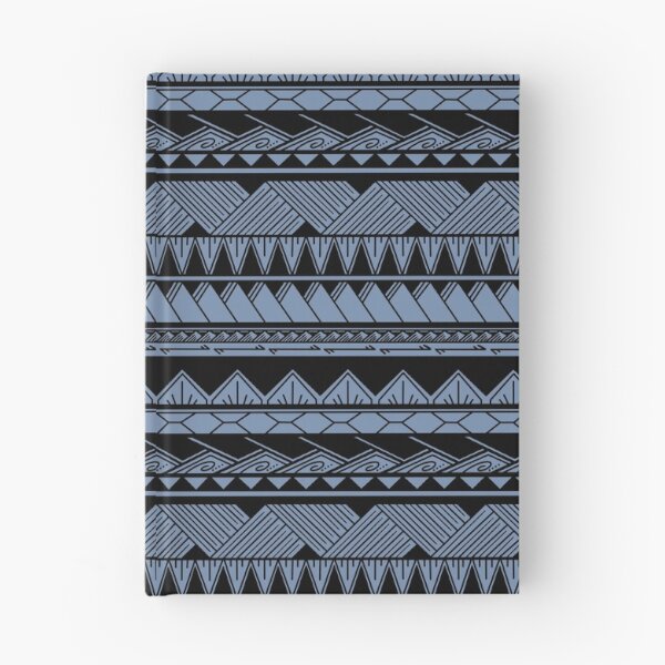 Item preview, Black and Lighter Blue Tribal Pattern designed and sold by Steeb757.