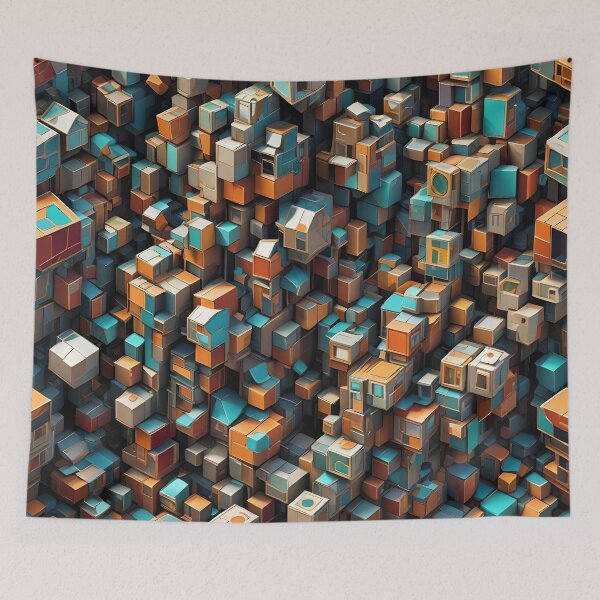 Item preview, Many Cubes designed and sold by HebaRK Studio.
