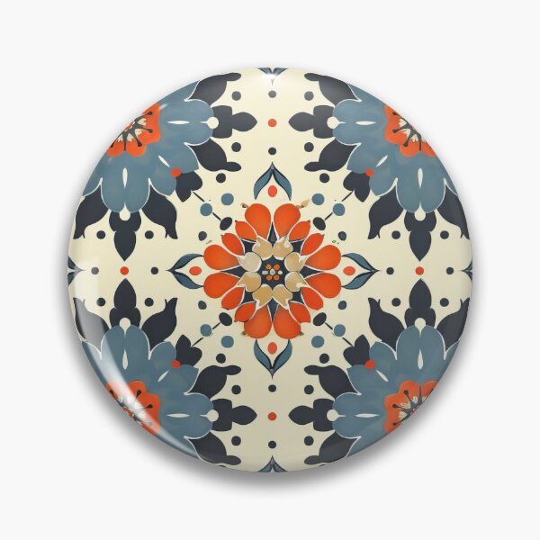 Item preview, Vintage Floral Tile Pattern – Seamless Ornamental Mediterranean Design designed and sold by Building60media.