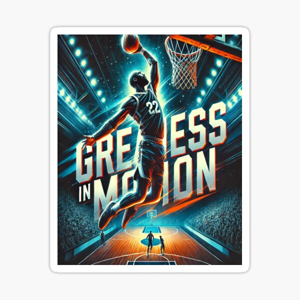 Item preview, Greatness in Motion: The Slam Dunk designed and sold by KoozieGod.