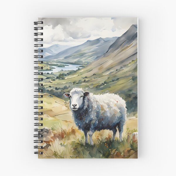 Item preview, A Sheep in the Lake District Landscape designed and sold by Country-Artist.