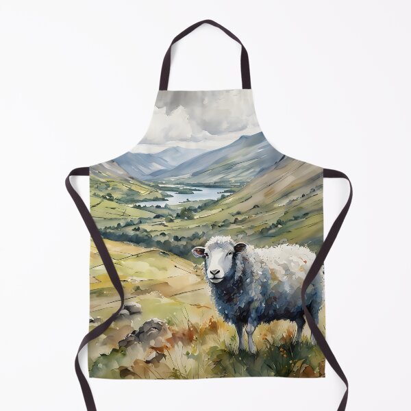 Item preview, A Sheep in the Lake District Landscape designed and sold by Country-Artist.