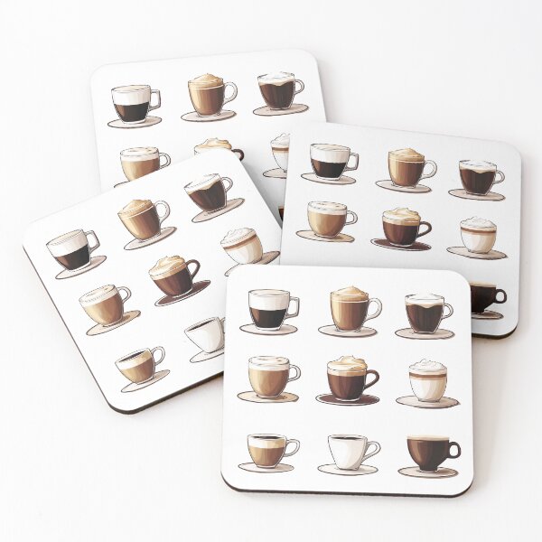 Item preview,  Coffe Lover's Dream Team Minimalistic Print designed and sold by SaleaPrints.