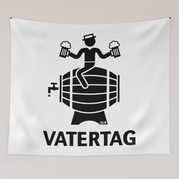 Artikelvorschau, Vatertag – Bierfass – Bier (Vater / Papa / Black) entworfen und verkauft von Roderix.