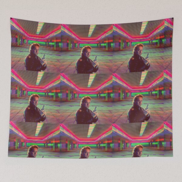 Item preview, Michael Douglas Vaporwave Tribute Dead Mall Art designed and sold by Retrovapor144.