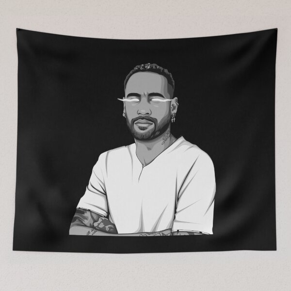 Item preview, Neymar Jr. Black and White Version designed and sold by Aldduardo.