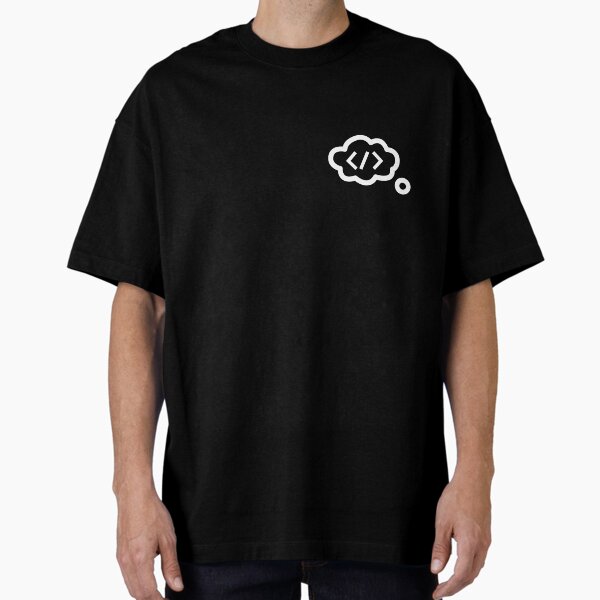 humans of code logo (white) Oversized T-Shirt